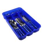 Gibson Casual Living 24pc Flatware Set-Blue