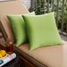 Sorra Home Sloane Apple Green 18 x 18-inch Indoor/ Outdoor Knife Edge Pillow Set