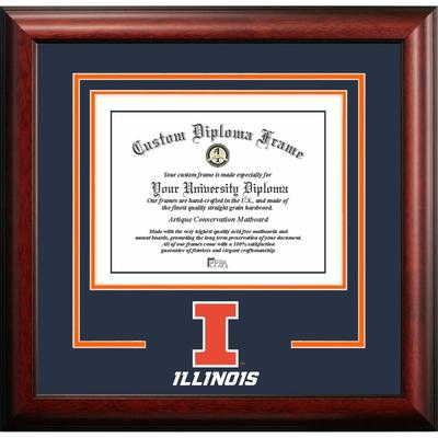 University of Illinois Fighting Illini 11w x 8.5h Spirit Diploma Frame