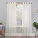 No. 918 Emily Voile Sheer Grommet Curtain Panel- Single Panel