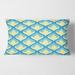 Designart 'Retro Pattern Abstract Design IX' Mid-Century Modern Throw Pillow