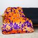 Clemson Tigers Throw Blanket / Bedspread 63" x 86"