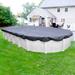 Pool Mate Commercial-Grade Slate Blue Winter Cover for Oval Above-Ground Swimming Pools