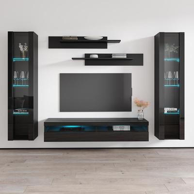 Fly AB2 35TV Wall Mounted Floating Modern Entertainment Center