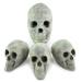 Ceramic Fire Pit Decor | Fire Pit Skulls and Bones | Halloween Pumpkin | For Fire Pits and Fireplaces | Spooky and Scary Decor