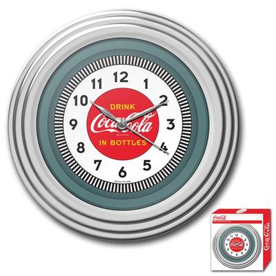 1930s Style Coca-Cola Chrome Wall Clock