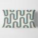 Designart 'Retro Geometrical Abstract Minimal Pattern IV' Mid-Century Modern Throw Pillow