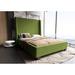 Ceets Sleek and Modern Velvet Upholstered Parlay Bed Frame