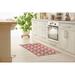 BEATNIK FLORAL RED Kitchen Mat by Kavka Designs