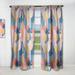 Designart 'Modern geometric shapes pattern' Mid-Century Modern Blackout Curtain Single Panel