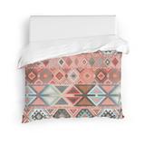 AZTEC TRIBAL PINK Duvet Cover By Kavka Designs