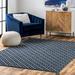 Brooklyn Rug Co Geometric Quinn Flatweave Corner Tassel Area Rug