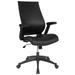 High Back LeatherSoft Executive Chair with Molded Seat and Adjustable Arms