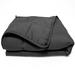 Quilted Microfiber Weighted Blanket 15 lbs. Black