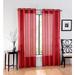 Ruthy's Textile Sheer Grommet Curtain Panel Pair