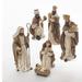 Kurt Adler 13-Inch Glittered Nativity, 6-Piece Set