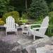 3 Piece Set Outdoor Adirondack Chairs and Folding Side Table