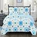 Luxury 3 Pieces Oversized Bedspread Set Reversible Quilt King Arielle