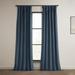 Exclusive Fabrics Heritage Plush Velvet Room Darkening Curtains (1 Panel) Luxury Velvet Curtains for Bedroom & Living Room.