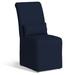 Sunset Trading Newport Slipcovered Dining Chair | Stain Resistant Performance Fabric | Navy Blue - Sunset Trading SY-1025906-391049