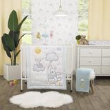 Disney Winnie The Pooh Hello Sunshine 3 Piece Crib Bedding Set Polyester in Blue | Wayfair 3689740P