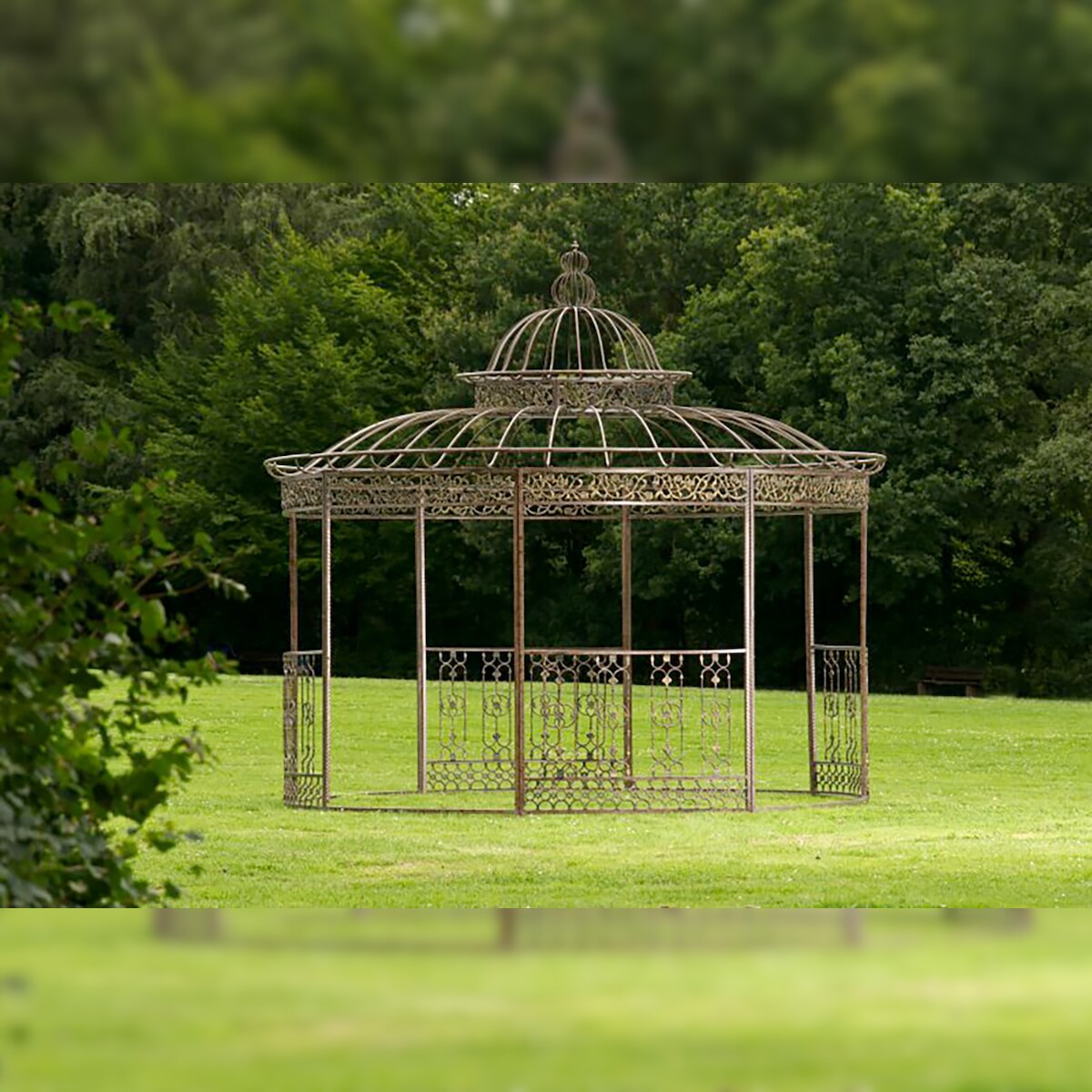 CLP Luxus Pavillon Romantik rund 350 cm bronze Image