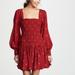 Free People Dresses | Nwt Free People Two Faces Print Mini Dress | Color: Black/Red | Size: M