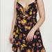 Free People Dresses | Free People Floral Dress Medium | Color: Black/Yellow | Size: M