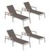 Sol 72 Outdoor™ Mckinnon 80" Long Reclining Chaise Lounge Set Metal in Gray | 32 H x 23 W x 80 D in | Wayfair 2C377F0C34994F1680B3E739AE720DEC