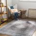 Gray 111 x 0.02 in Area Rug - Lark Manor™ Agalia Machine Washable Oriental Charcoal/Area Rug Polyester/Chenille/Cotton | 111 W x 0.02 D in | Wayfair