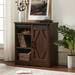 Gracie Oaks Aishwarya 1 - Door Accent Cabinet Wood in Brown, Size 35.0 H x 33.0 W x 15.0 D in | Wayfair EF09F68BF60A4825BDA446D9515F1868