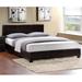 Orren Ellis Anstett Low Profile Platform Bed Upholstered/Faux leather | 35 H x 85.75 D in | Wayfair OREL7819 41387968