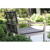 Birch Lane™ Akiva 3 Piece Seating Group w/ Cushions Wood/Natural Hardwoods in Brown/Gray/White | Outdoor Furniture | Wayfair