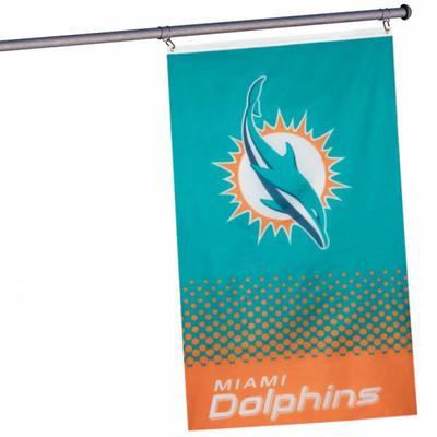 Miami Dolphins NFL horizontale Fan Flagge 1,52m x 0,92m FLG53NFLFADEMD