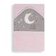 Interbaby 01191-02 Baby Kapuzenbadetuch LUNA UNIVERSO ESTAMPADA rosa, Rosa