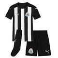 PUMA Kids Boys Newcastle United Home Mini Kit 2020 2021 Domestic Minikits Print Black/White 3-4 Yrs