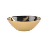 Alice Pazkus Black And Gold Marbleized 6" Soup Bowl