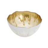 Alice Pazkus Gold Dipped 6" Dessert Bowl