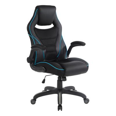 Xeno Gaming Chair in Faux Leather with Color Accents