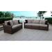 Kathy Ireland River Brook 5 Piece Outdoor Wicker Patio Furniture Set