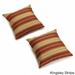 Blazing Needles 18-inch All-Weather Throw Pillow (Set of 2)