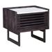 Aurelle Home Palin Modern Marble Top 1-drawer Nightstand