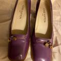 Louis Vuitton Shoes | Authentic Louis Vuitton Pumps 38.5 | Color: Purple | Size: 38.5