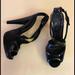 Burberry Shoes | Burberry Platform Black Patent Leather Heels Shoes | Color: Black | Size: 9