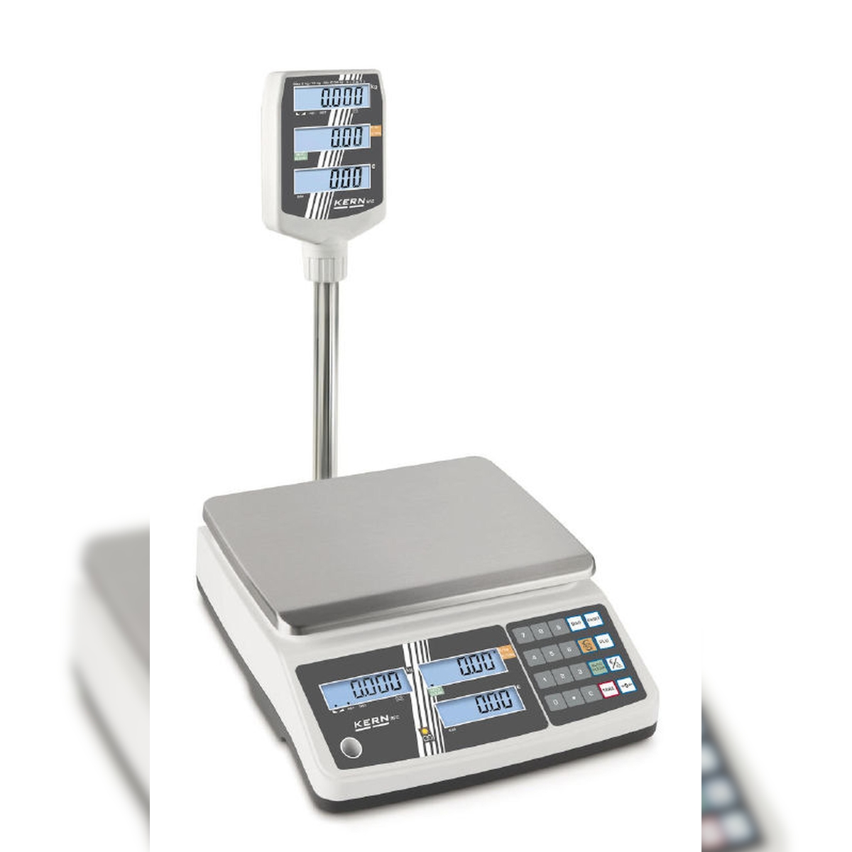 Kern Preisrechnende Waage RPB 30K5DHM | geeicht bis 15 | 30 kg (5 | 10g genau) Image