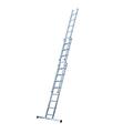 Extension Ladders Youngman Trade 200 EN131 Triple & Double Section Aluminium (3 Section 8 Rung 2.51m Closed - 5.7m Open)