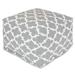 Majestic Home Goods Indoor Outdoor Trellis Ottoman Pouf 27 in L x 27 in W x 17 in H