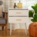 Middlebrook Notto Mid-Century 2-Drawer Nightstand