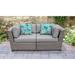 Florence 2 Piece Outdoor Wicker Patio Furniture Set