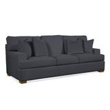 Braxton Culler Cambria 97" W Square Arm Sofa w/ Reversible Cushions in Blue/Brown | 38 H x 97 W x 40 D in | Wayfair 784-004/0851-61/HAVANA